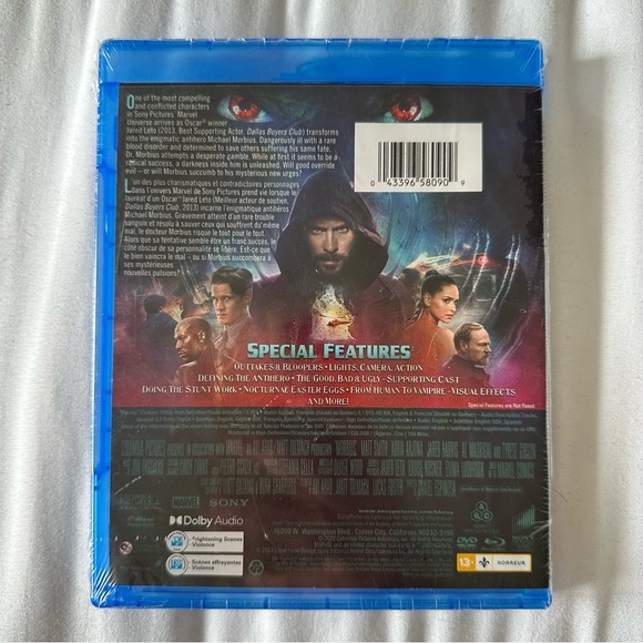 NWT Morbius Blu-ray + DVD Sealed Unopened Unused - Picture 6 of 8